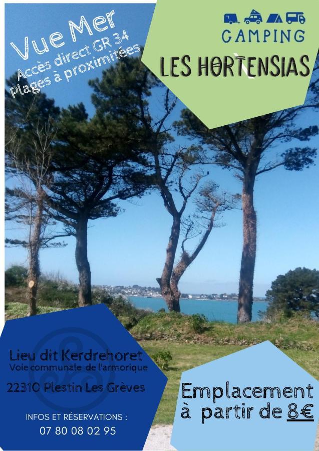Hotel Aire De Camping Car, Caravane, Tente Emplacement Nu Avec Electricite Petit Camping Plestin-les-Grèves Exteriér fotografie